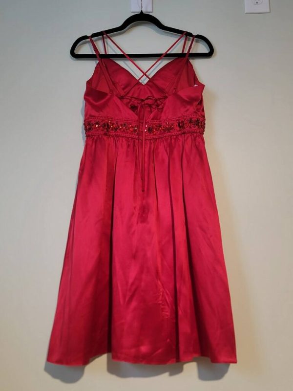 Oc by Oc Red Dress Size 10 - Image 3